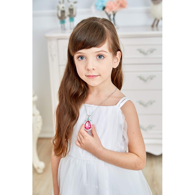 Sofia the Little Princess Amulet and Princess Elena Necklace 2-Piece