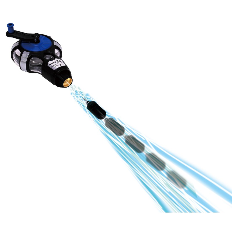 Shinwa Sokutei Handy Chalk Line 5x Speed ​​Hand-wound Powdered 3x