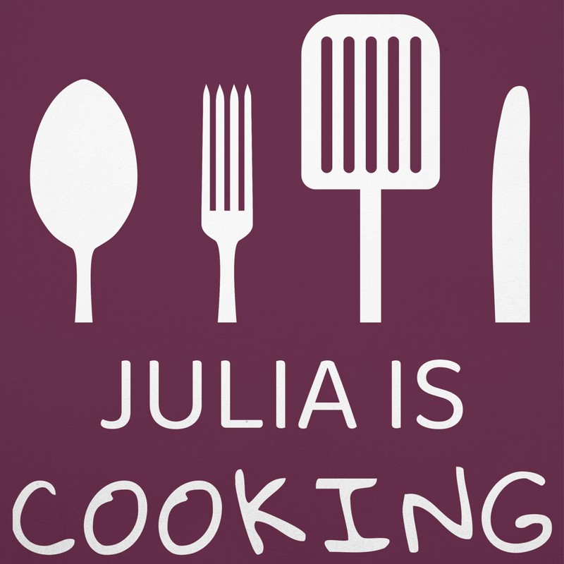 Geschenk mit Namen personalisiert by Shirtracer - Apron - Cooking