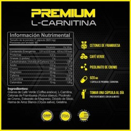🔥 Forzagen Premium L-Carnitina 60 Caps | Termogénico con Café Verde + Cetonas de Frambuesa | Energía Pre-entreno ⚡