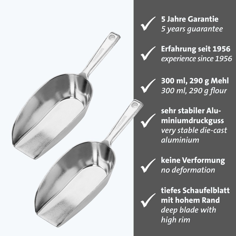 Westmark Baking / Weighing / Filling Scoops, Pack of 2,