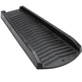 Rocky Mountain Goods Downspout Splash Block - Large 24” Heavy Duty Rain Diverter for Dispersing Water from Gutter - No Anchor Needed - Decorative - Saves Lawn or Flower Beds (Black)