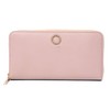 JILLSTUART JSLW0DT1 Long Wallet, Cowhide Leather, Round Zipper, Charm, Coin