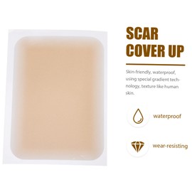 OHPHCALL Scar Cover Sticker Concealing Tape for Skin Breathable Material Suitable for Arms Legs and Back for Daily Use and Makeup Professionals Deep Skin Tone