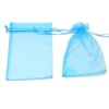 Bezall 50pcs Drawstring Organza Jewelry Candy Pouch Christmas Wedding Party