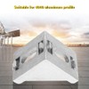 Akozon L Shape Right Angle Corner Bracket, 25pcs 4040 Aluminum