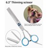 TPZORJX Professional Dog Scissors Set, Stainless Steel 5 in 1