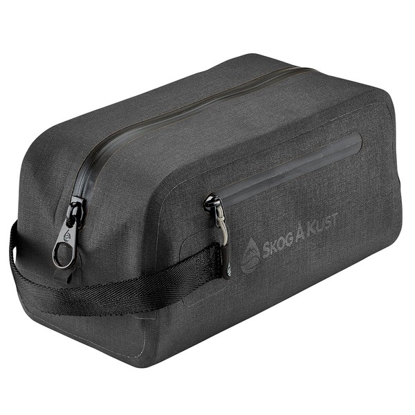 DoppSåk Waterproof & Leak-Proof Travel Toiletry Bag | Small, Black