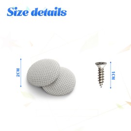 JNNJ 60 Piece Headliner Repair Set, Auto Roof Repair Snap Rivets and Installation Tool, Car Repair Headliner Rivets with Ruler Screwdriver Positioning Pin, Upgrade for Sagging Headliner(Grey-White)