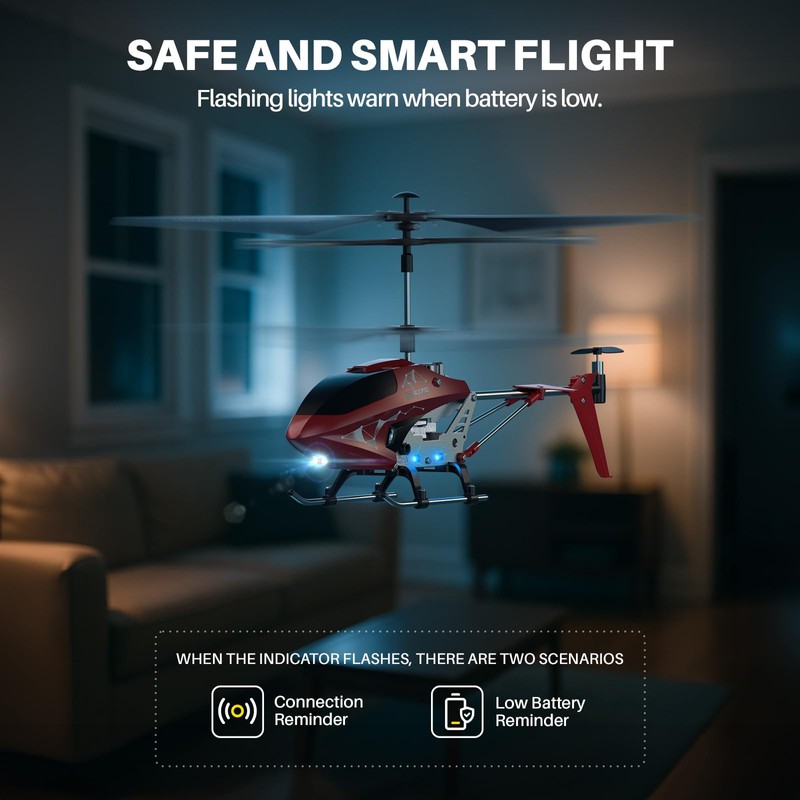 SYMA S107H-E RC Helicopter for Kids 8-12 and Beginners, Remote