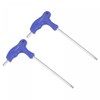 TOP-VIGOR 2Pcs 4mm Ball End Hex Key, T-Handle Hexagon Wrench