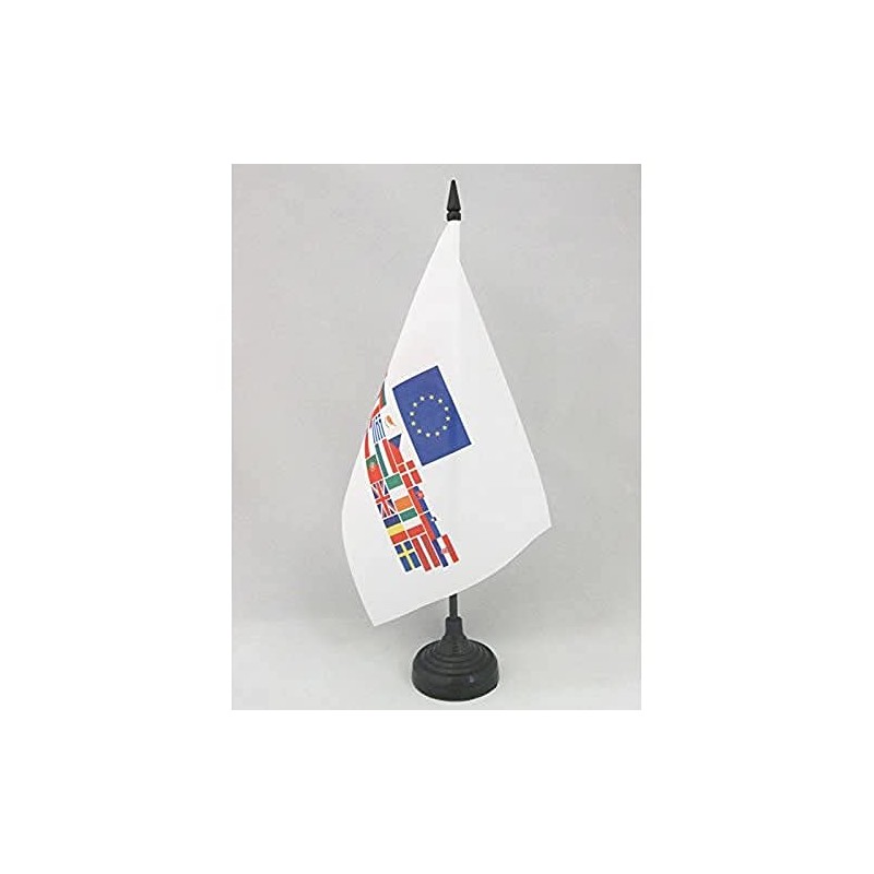 AZ FLAG EUROPEAN UNION 28 COUNTRIES TABLE FLAG 5'' x