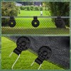 Pack of 30 plastic clips, awning, black special clip with
