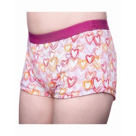 Hearts Incontinence Pants 110/116 cm - pink