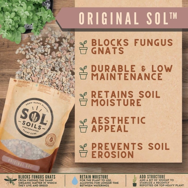 Sol Soils Original Sol Soil Topper – Decorative Rocks for
