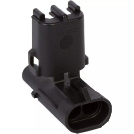 Delphi 12010973 - Weather Pack 2 Pin Male Connector - 10 Pack