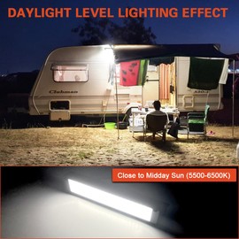 SKUNTUGUANG 12 V LED-Camping-Licht, 33 cm (13 Zoll), 12 V, für Wohnmobil, Van RVs