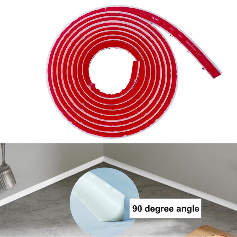 118 Inch Flexible Quarter Round Shoe Molding, Peel and Stick