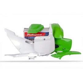 Polisport Plastic Kit Set Green Kawasaki KLX110 2002-2009 Suzuki DRZ110