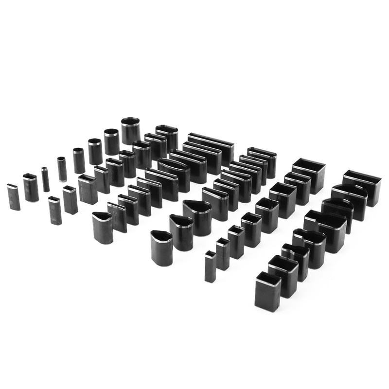 52pcs Multi Shape Leather Hole Punch Cutter Tools Set Handmade