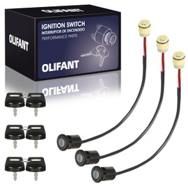 Ignition Key Switch for Rancher 350 400 420/Foreman 450 500 520/Foreman Rubicon 500 520/Rincon 650 680 Replace 35100-HN0-670 35100-HR6-A61 35100-HP0-A71