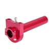 sourcingmap Red Aluminum Alloy 22mm Accelerator Throttle Twist Handlebar Grip