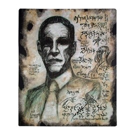 CafePress H.P. Lovecraft Throw Blanket Soft Fleece Throw Blanket, 60"x50" Stadium Blanket