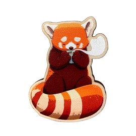 PeachyApricot Cute Red Panda Pin Gift Backpack Accessory Cottagecore Animal Pins for Backpacks Gifts