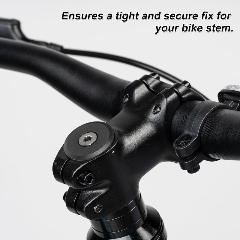 sourcing map 2pcs Bicycle Headset Stem Top Cap 1-1/4" (31.8mm)
