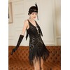 SWEETV Flapper Dresses 1920s,Great Gatsby Dresses for Women 1920 Dresses