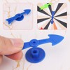 15pcs Arrow Game Spinners, 2.83in 5 Colors V-Shaped Plastic Board