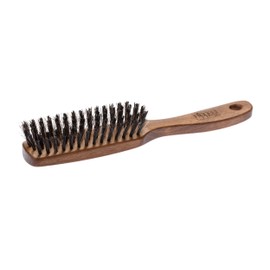 nippes Solingen 5-Row Horsehair Nylon Bristle Brush | Effective Hair Detangling | Beech Handle | Suitable for Different Hair Types and Lengths | For Healthy Shine and Silky Texture