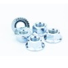 M12 Serrated Flange Hex Nuts - Bright Zinc Plated Steel