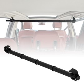 HeGeed Car Hanger, Bar, Multi Grip Bar, Adjustable Length, 32.7 - 61.3 inches (83 - 156 cm), Tension Rod, No Pole Tools, Easy Installation, Interior Bar, Anti-Slip, Stretchable Rod, Clothes Hanger