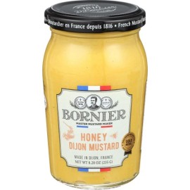Bornier Mustard Honey 8.28 Oz (Pack of 6)