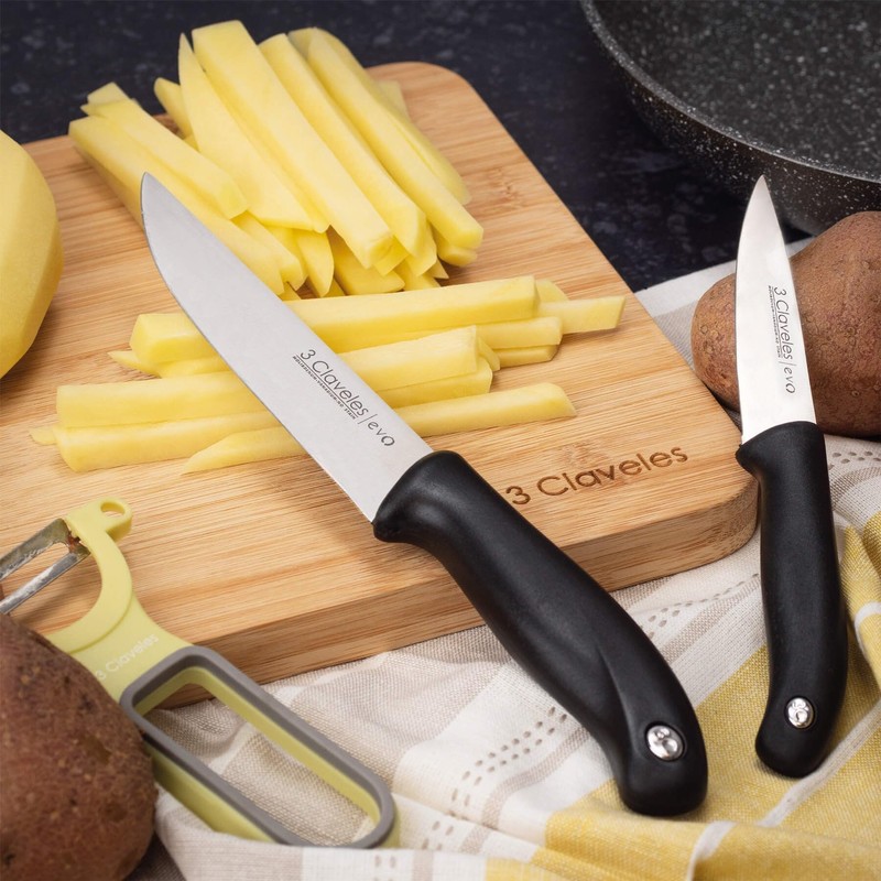3 CLAVELES CUCHILLO COCINA Evo PL. 13,5 cm - 5,5"