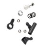 RC Steering Assembly Black High Strength Shock Absorption Steering Link
