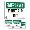 First Aid Kit OSHA Emergency Vinyl Decal Label 10 Inch