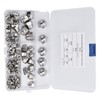 170Pcs Acorn Nuts Dome Head 304 Stainless Steel Caps Nut