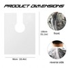LDLSYWJL 100 Pcs Disposable Hair Salon Capes,51x35 Inch (Pack of