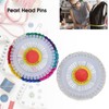 1920Pcs Pearl Head Pins Color Pinwheel Cloth Fixing Bouquet Decoration