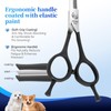 Momotou 4.5" Small Dog Grooming Scissors with Comfortable Non-slip Handle