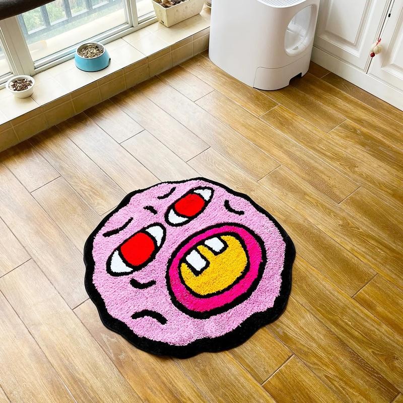 Cherry Bomb Rug - Size: 80X80 cm
