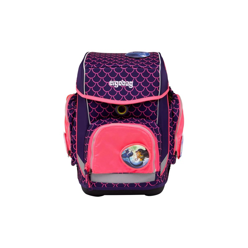 ergobag Fluo Zip Set Visibility Set Pack Cubo and Cubo