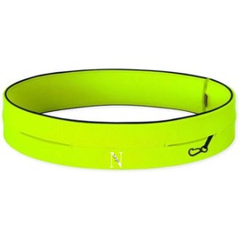 Comfy Running Waist Belt & Phone Holder- Bounce-Free Storage for Essentials - Moisture-Wicking & Reflective - Perfect for Jogging, Gym and Travel (Yellow, Medium)