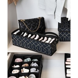 Fabric Drawer Organizer – Foldable Cloth Storage Box for Clothes, Closet, and Dresser Organization (Small)