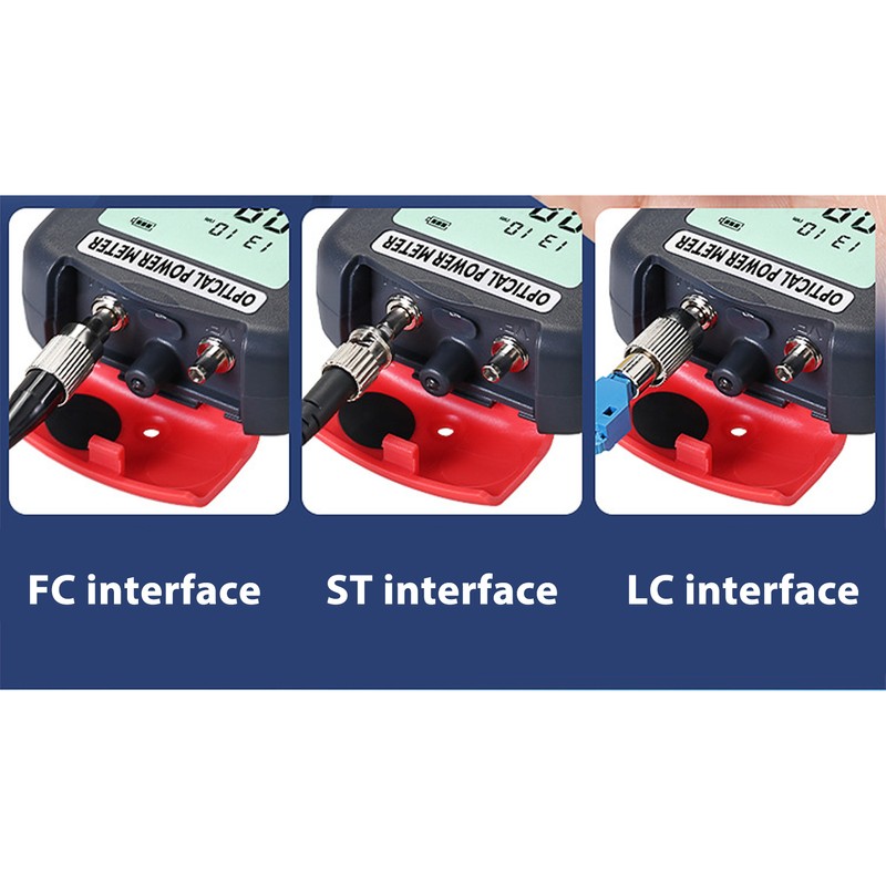 20KM Fiber Optic Power Meter Red Light VFL Visual Fault