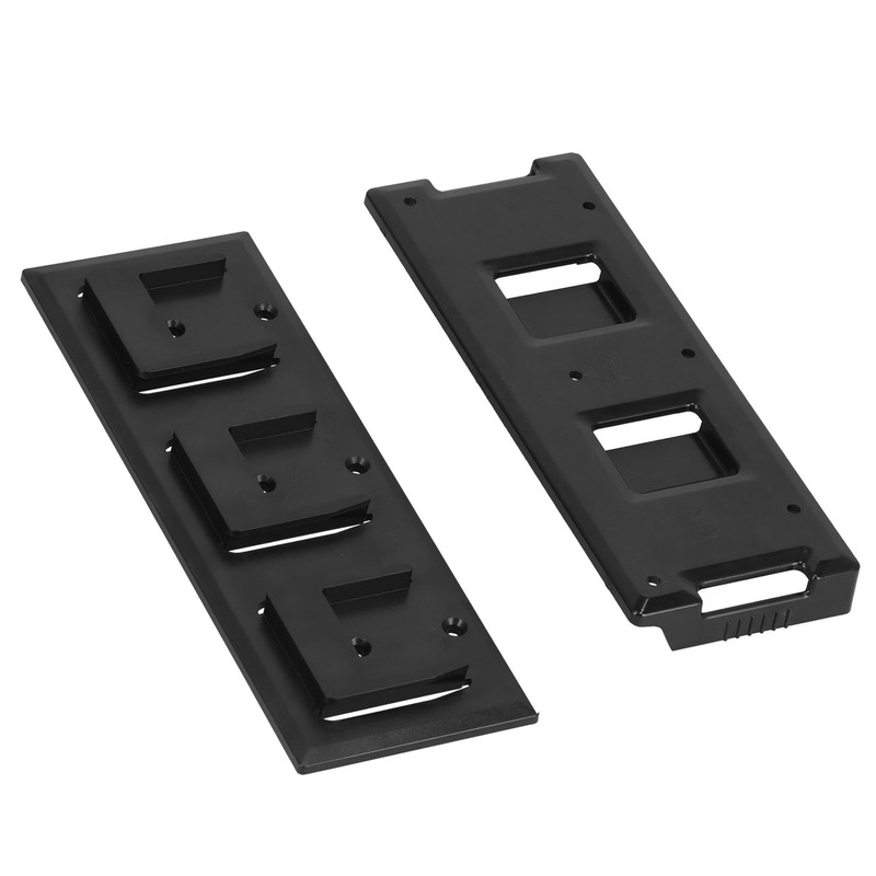 Power Tool Battery Holder Set 3 Hole Mount Ready Dock