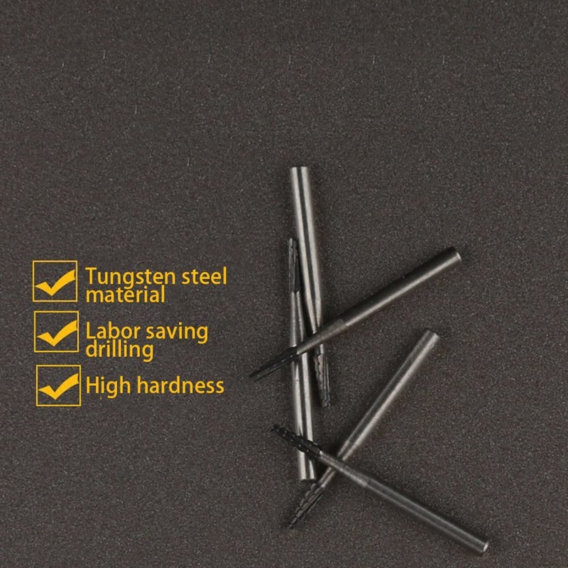 YEHEI Car Windscreen Repair Tool Glass Drill Tungsten Steel Drill