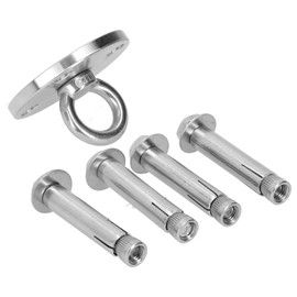 Ejoyous Heavy Duty Swing Hangers, 304 Stainless Steel Hammock Hook Sandbag Fixing Suspension Swing with Anchor Screws for Ceiling Wooden Porch (DG-08)